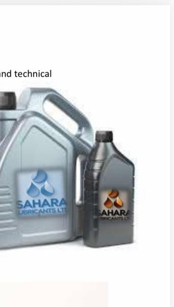 Sahara Lubricants product sample range